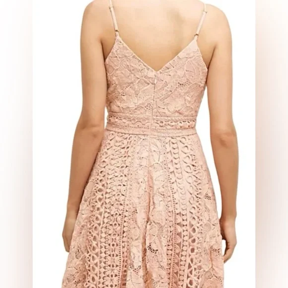 Anthropologie HD Paris EUC Astrid A-line lace dress size 2 - Picture 4 of 8